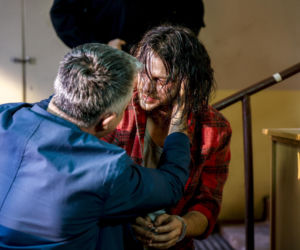 Pierwsza miłość. Paweł Krzyżanowski ( Mateusz Kościukiewicz), Artur (Łukasz Płoszajski)