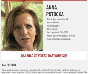 Polanica-Zdrój. Zaginięcie 48-latki