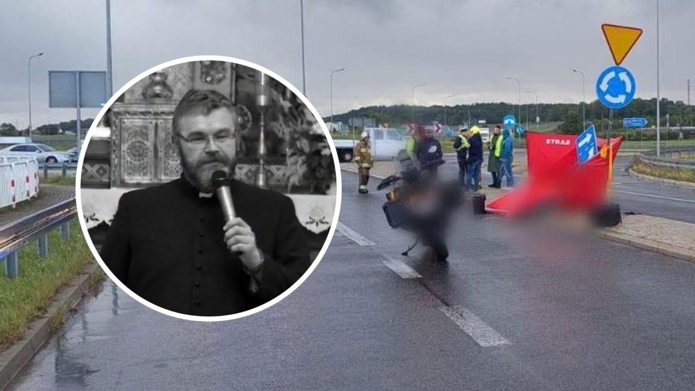 Tragiczna śmierć cenionego księdza. Zginął na motocyklu, wierni są w szoku