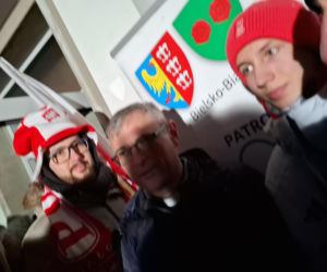 Powitanie Kacpra Tomasiaka w Bystrej 18.02.2026