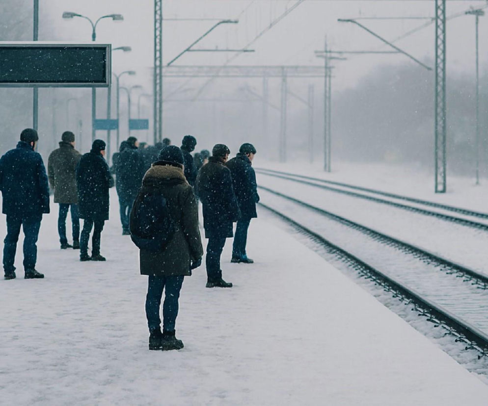 Kolej sparaliżowana przez gołoledź. Przywrócono ruch na części tras