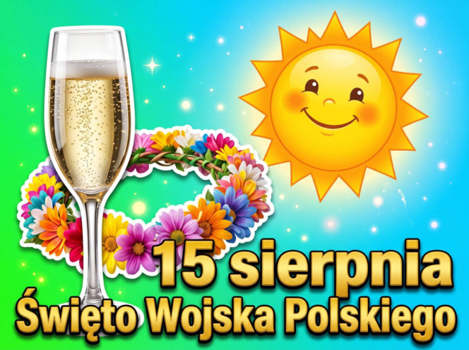Kartki na dzień dobry 15 sierpnia