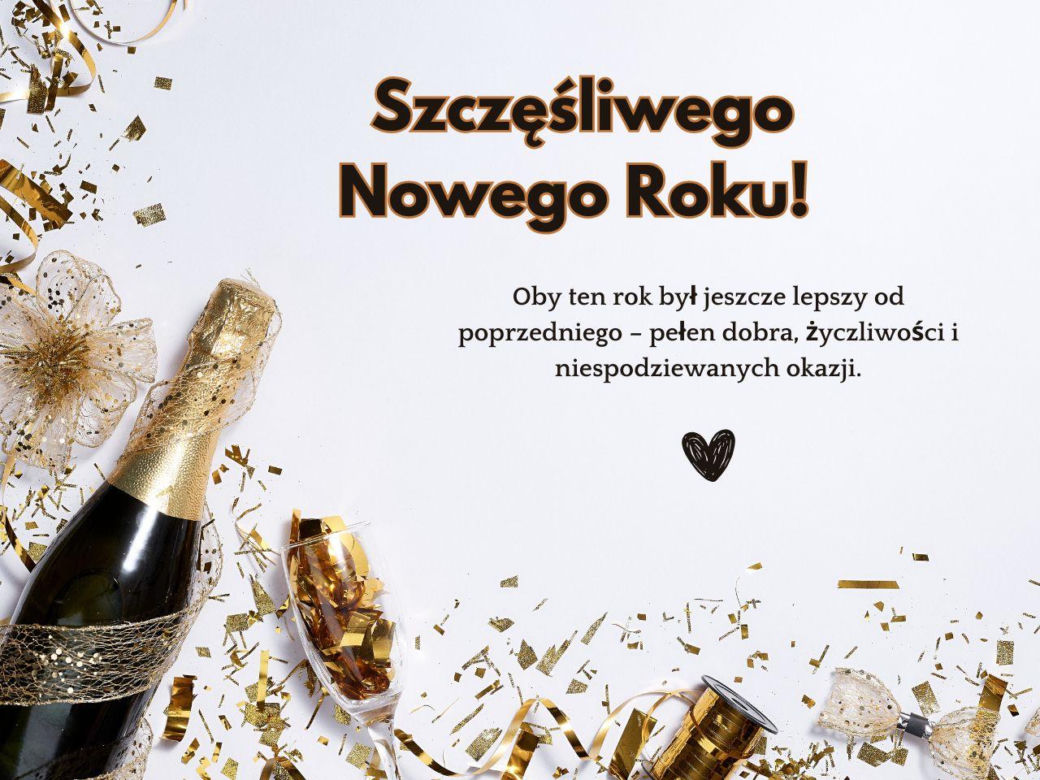 kartki sylwestrowo noworoczne z życzeniami