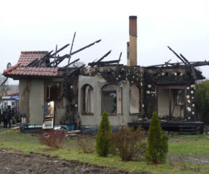 Dom rodziny z Lubnowa został doszczętnie zniszczony
