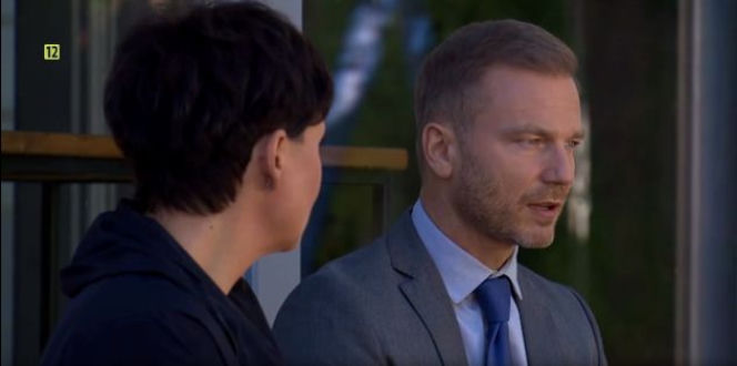 M jak miłość odcinek 1268 Marysia (Małgorzata Pieńkowska) Andrzej (Krystian Wieczorek)
