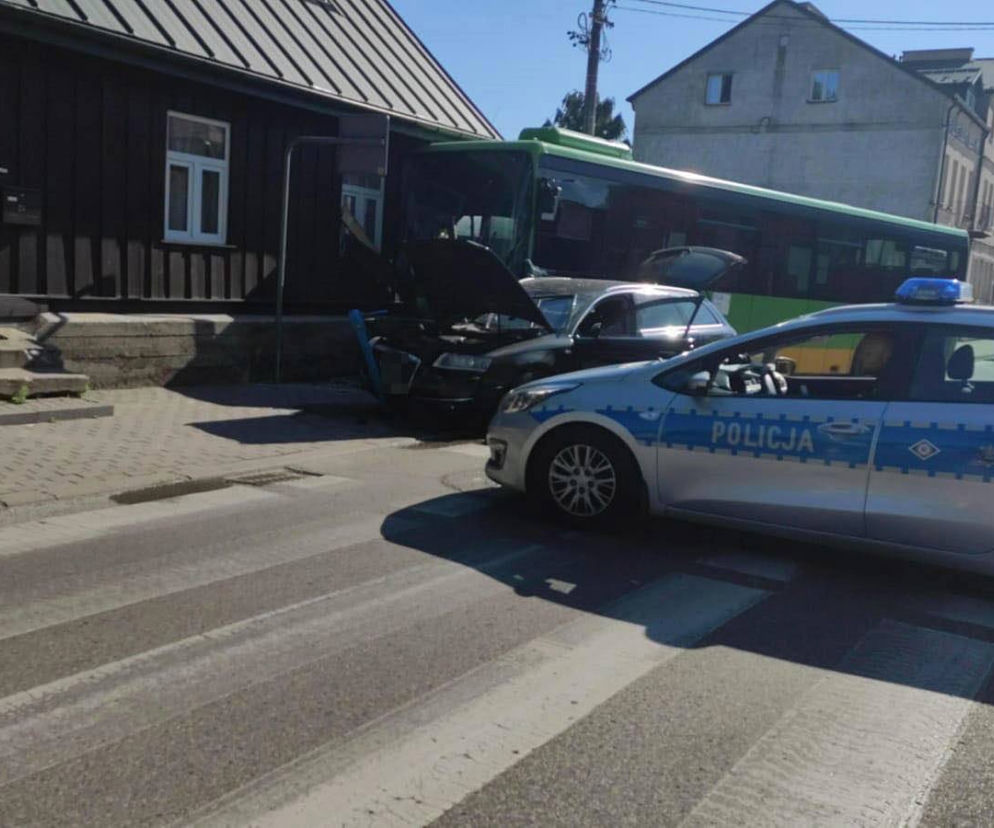 Suwałki. Wypadek na skrzyżowaniu Wigierskiej i 1 Maja