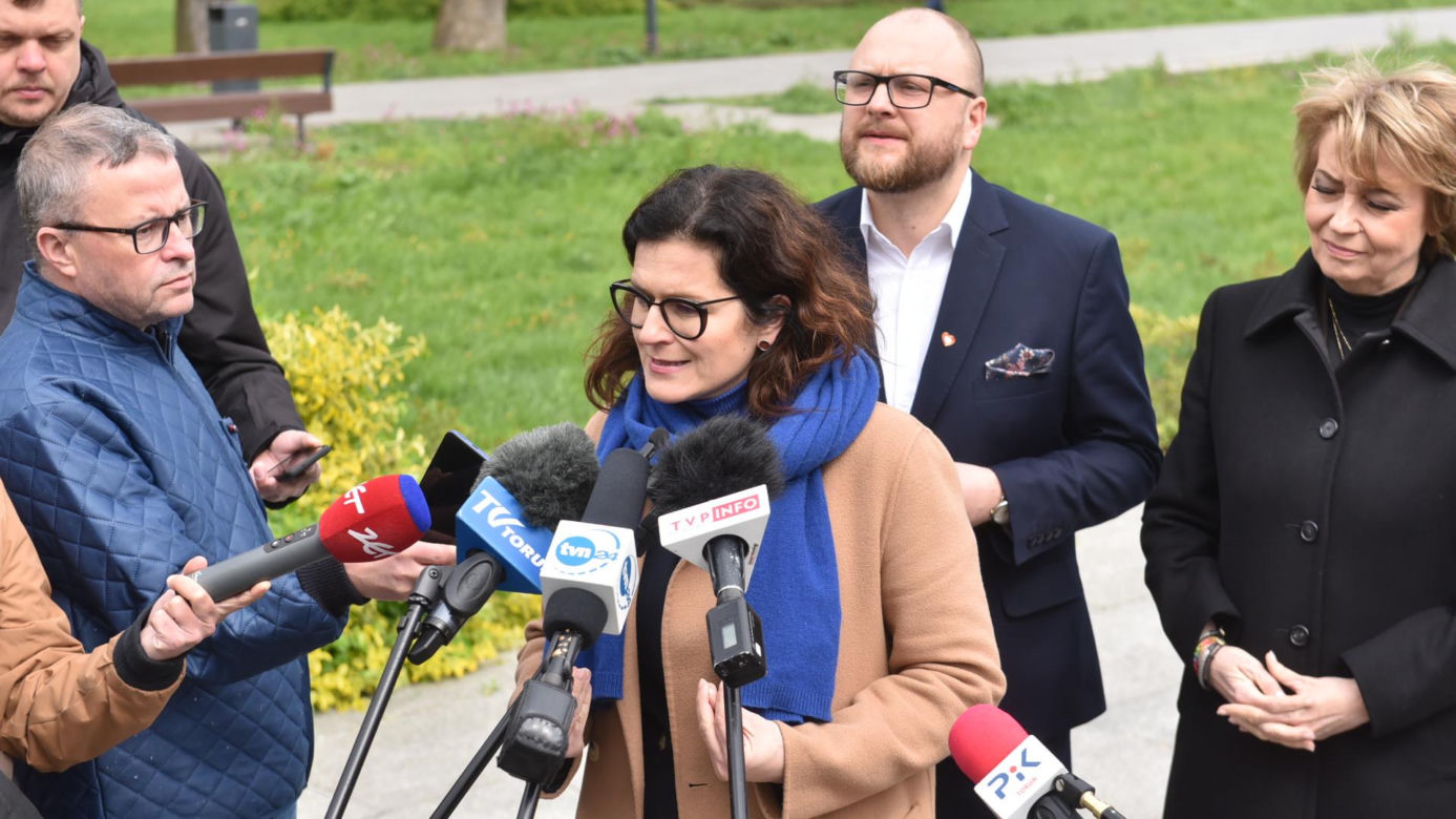 Gwiazdy Koalicji Obywatelskiej w Toruniu. Wspierają Pawła Gulewskiego
