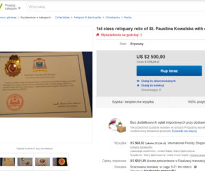 Fałszywe relikwie siostry Faustyny