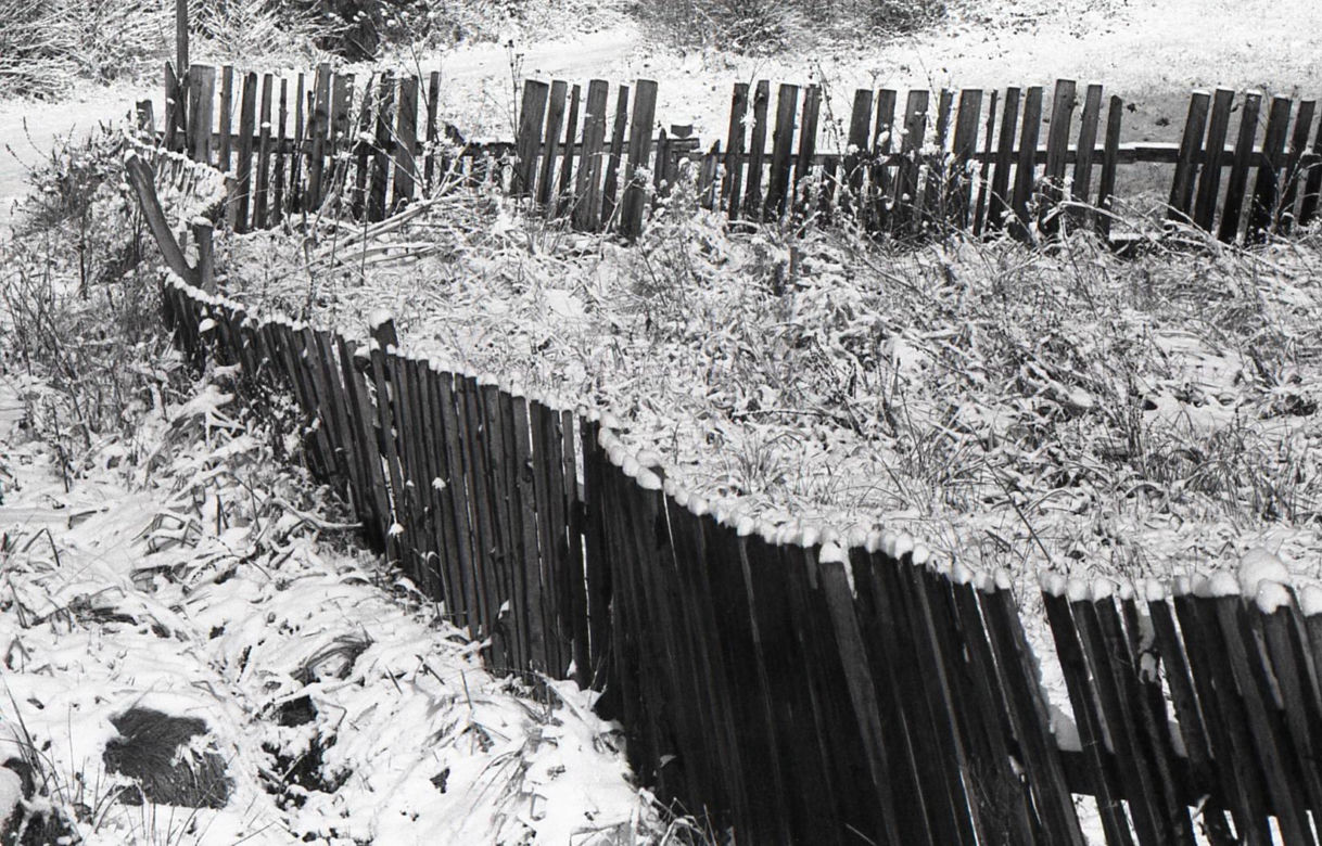 Rybnik zimą w latach 80.
