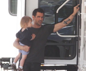 Colin Farrell z synkiem Alicji Bachledy-Curuś
