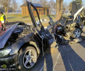 Tragiczny wypadek w Trzciance! Trzej młodzi mężczyżni zginęli na miejscu