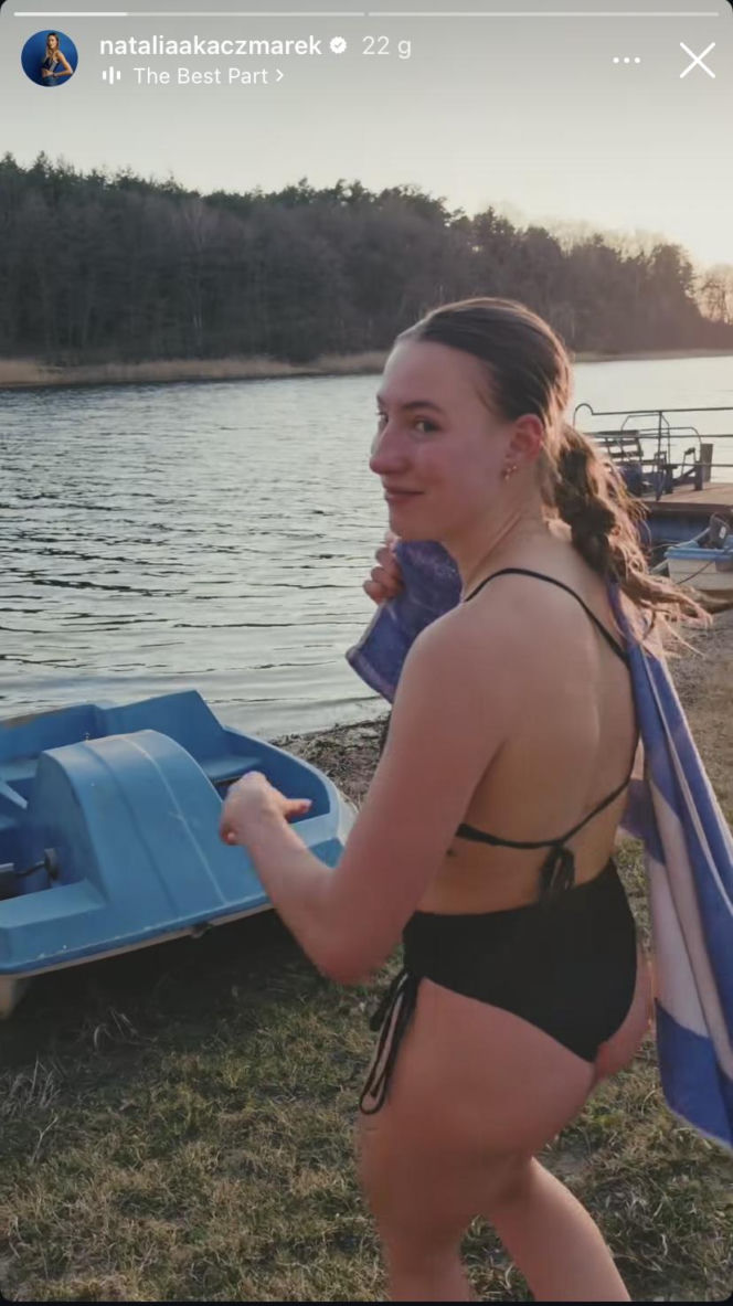 Natalia Bukowiecka w święta morsowała z siostrą