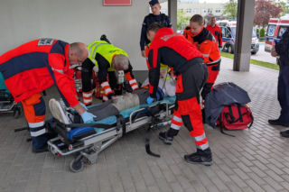 Alarm bombowy, zakładnicy i masowe przyjęcie rannych. Wielkie ćwiczenia służb w tarnowskim szpitalu