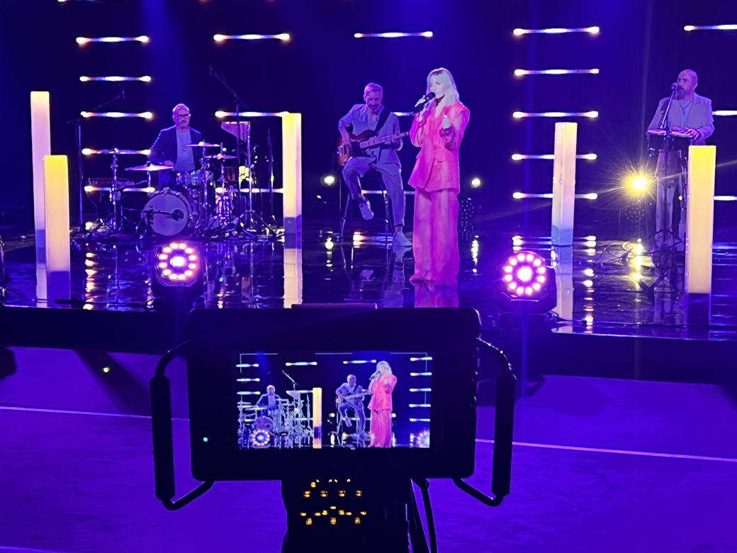 Anna Wyszkoni na backstage SuperNova LIVE