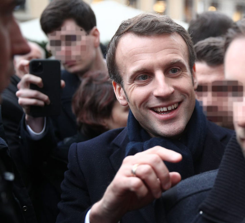 Macron w Krakowie