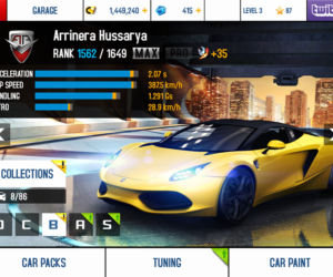 Arrinera Hussarya w grze Asphalt 8: Airborne