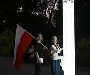 Uroczystości ku czci ofiar Rzezi Woli na Cmentarzu Powstańców Warszawy
