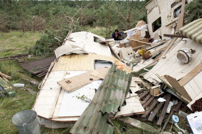Trąba powietrzna, tornado w Polsce 14.07.2012