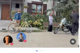 M jak miłość na planie. Agnes (Amanda Mincewicz), Paweł (Rafał Mroczek), nowy bohater