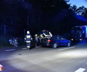 Koszmarny wypadek na DK3. Auto odbijało się od TIR-ów jak resorak. Kierowca zmasakrowany