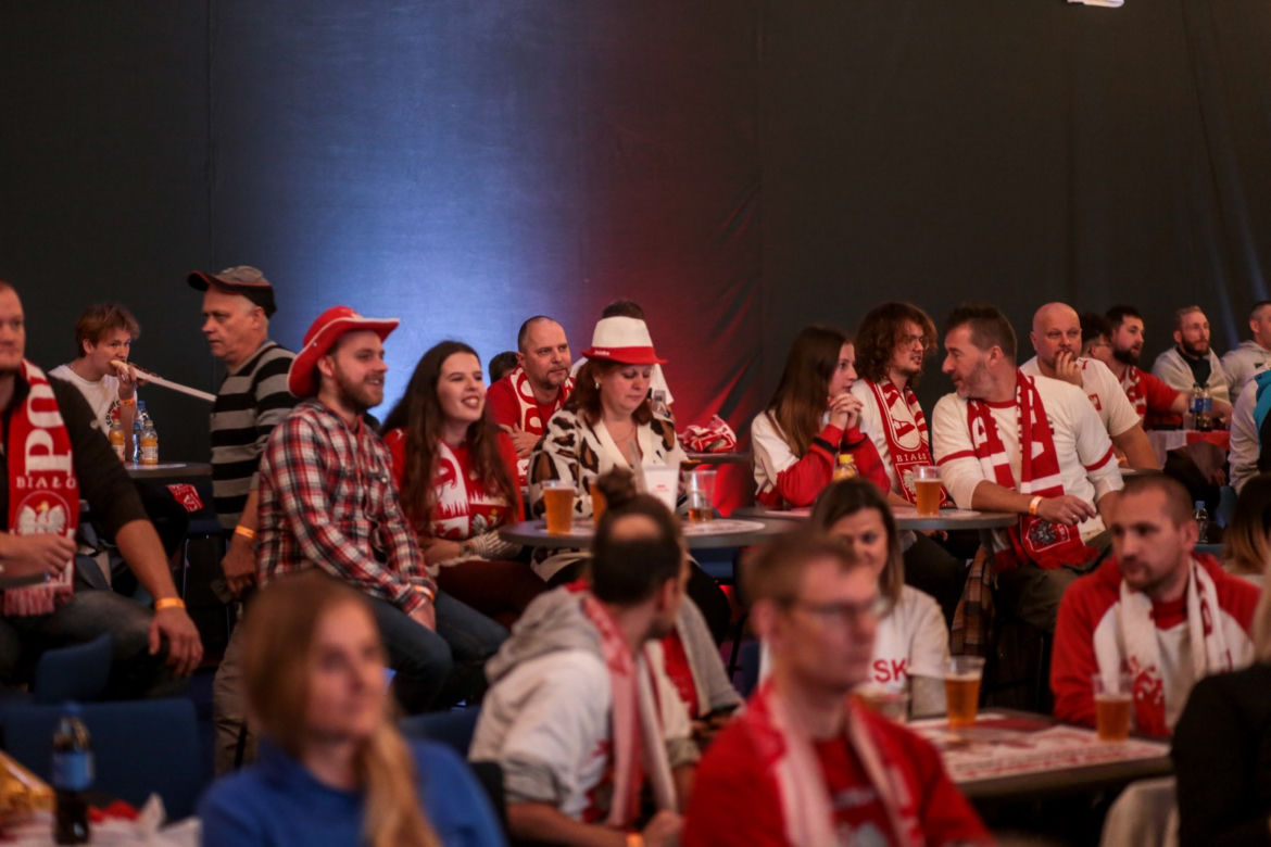 Polska - Arabia Saudyjska w strefie kibica na Stadionie Śląskim