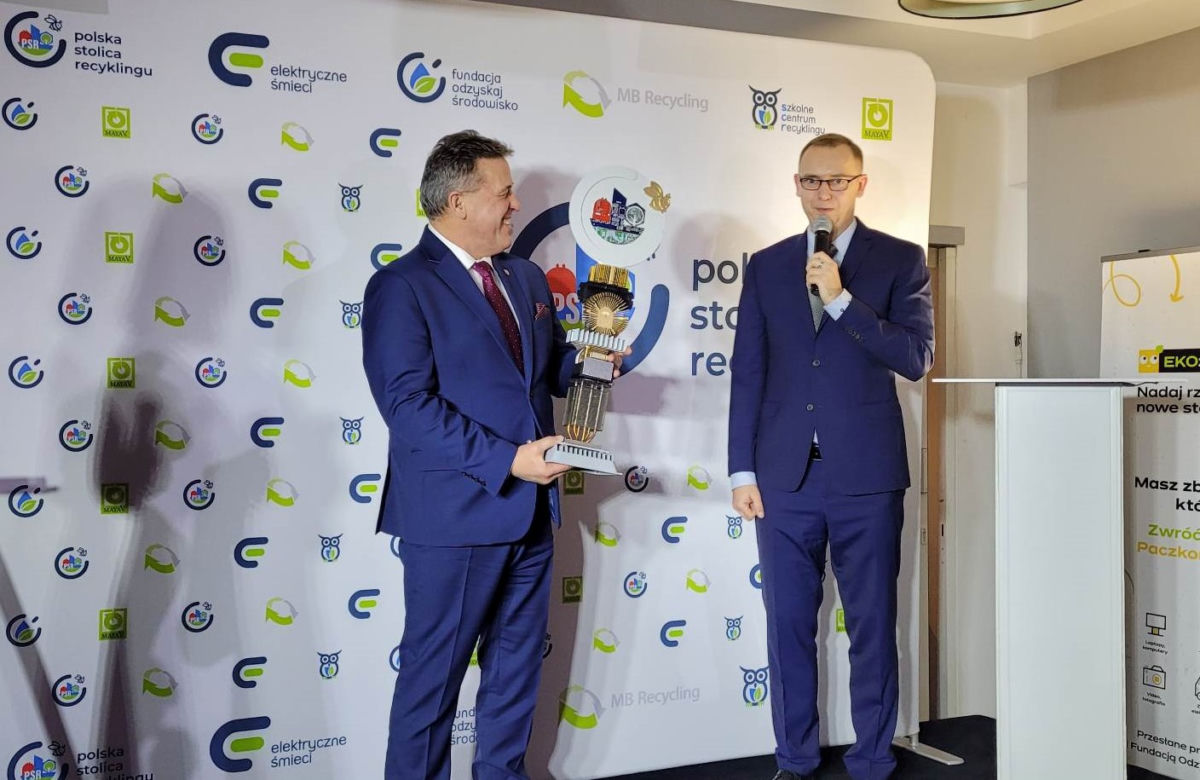 ZOBACZ ZDJĘCIA z wręczenia nagród w konkursie na Polską Stolicę Recyklingu: