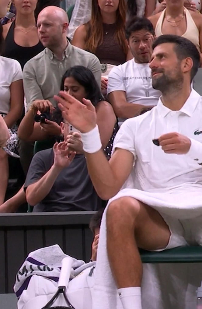 Novak Djokovic przestraszył dziewczynę