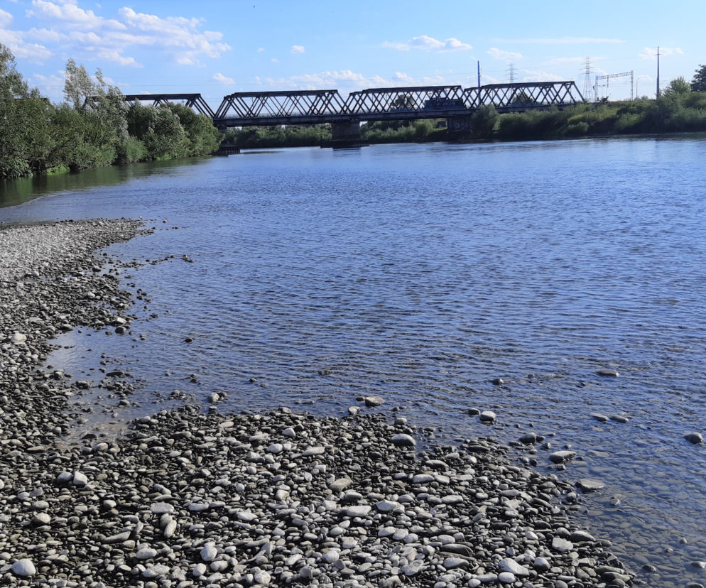 Rzeka Dunajec w Zbylitowskiej Górze
