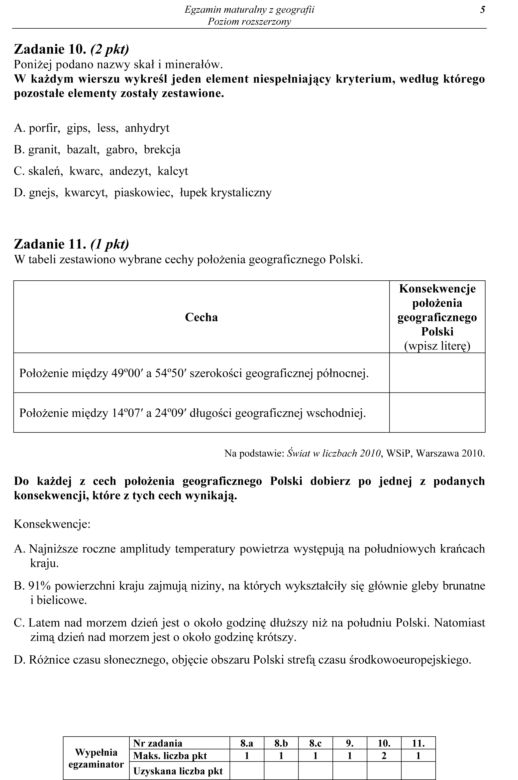 Geografia rozszerzona 5