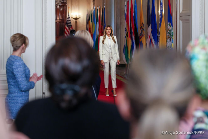 Marta Nawrocka zabrała głos w Waszyngtonie