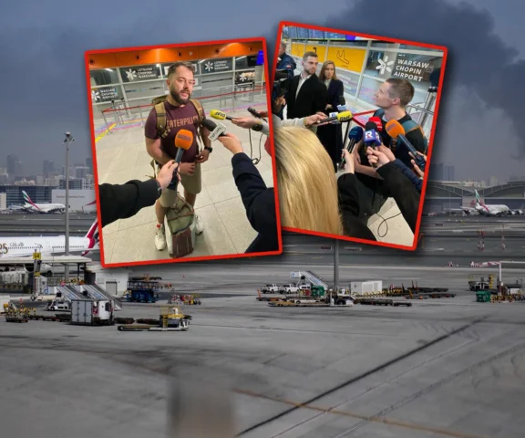 Pierwsi Polacy z Dubaju już w Warszawie!