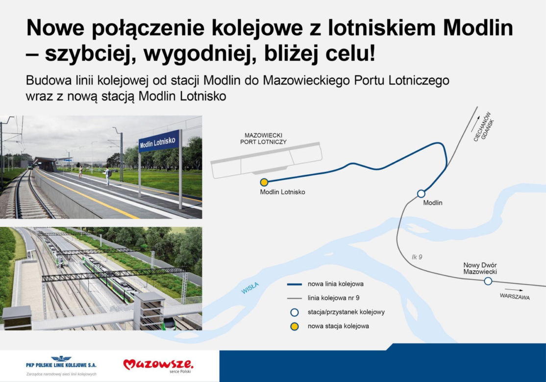 Nowa linia kolejowa powstanie w woj. mazowieckim