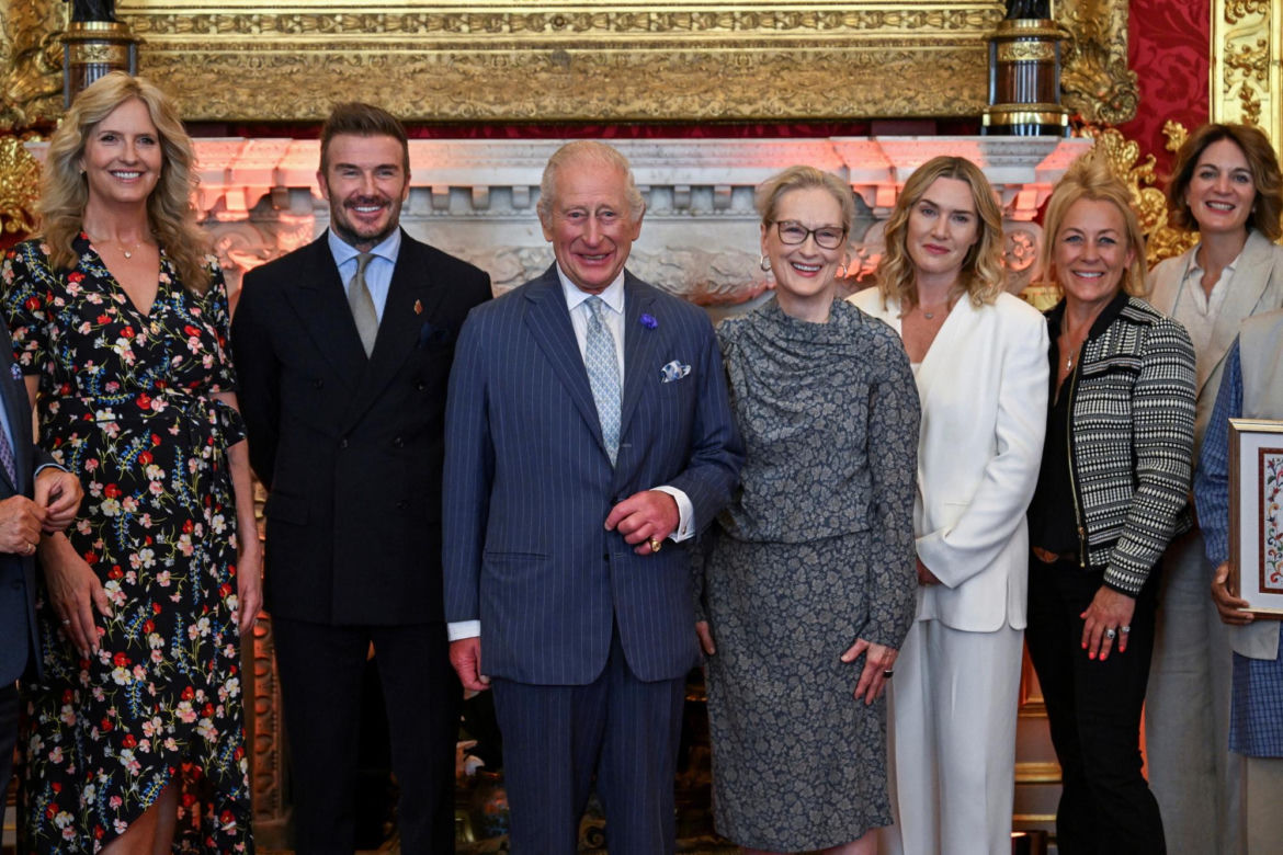 David Beckham pasowany na rycerza