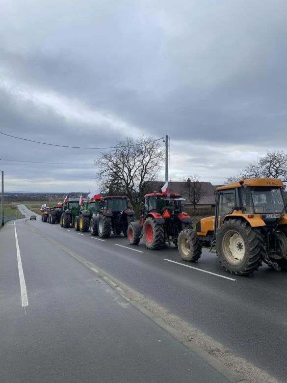 Strajk rolników w Tarnowie, 20.02.2024