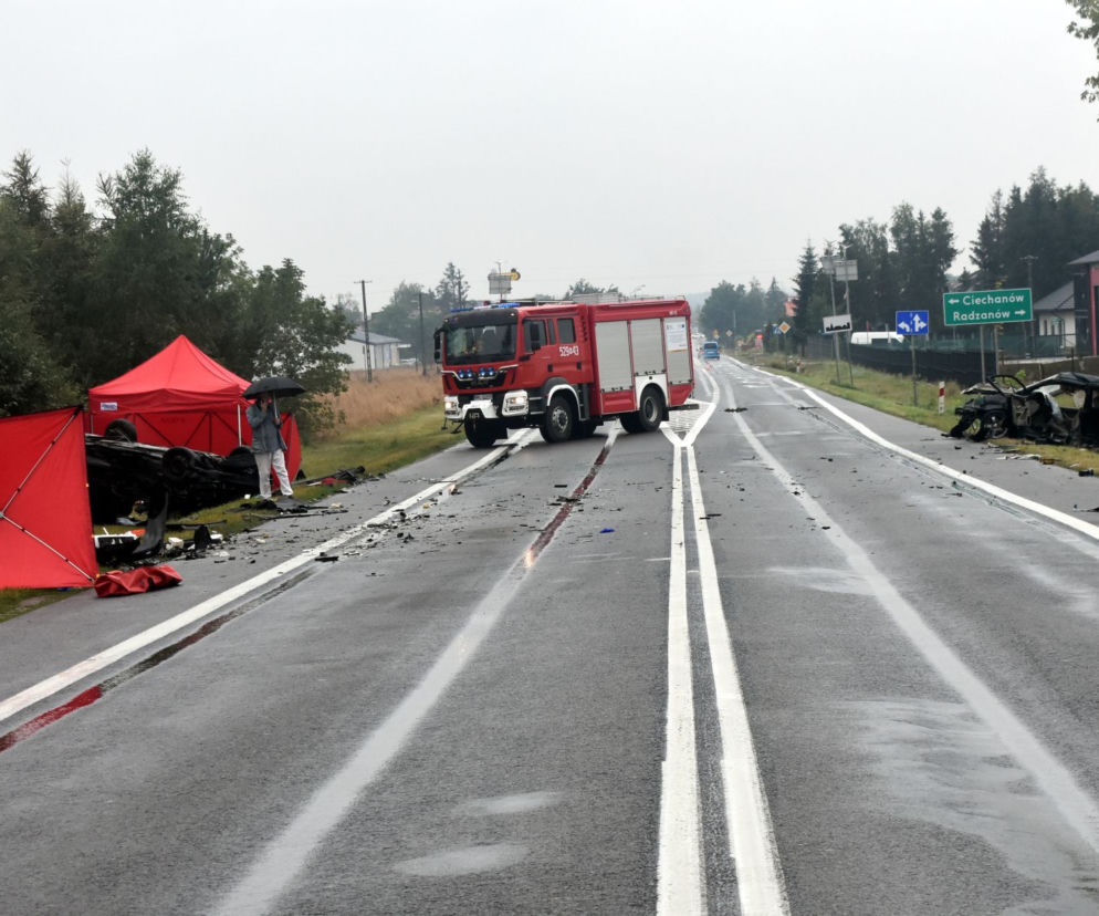 Tragiczny wypadek w Strzegowie