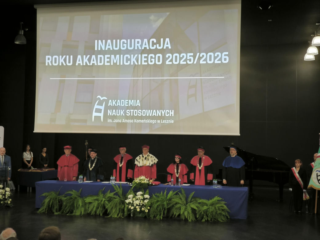 Inauguracja roku akademickiego w Akademii Nauk Stosowanych w Lesznie