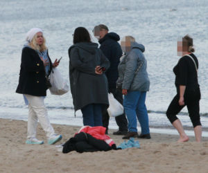 Morsy dorwały Joannę Kurowską na plaży