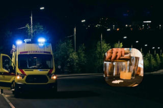 11-latek na rowerze uderzył w autobus! Poważny wypadek