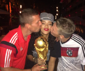 Rihanna, finał mistrzostw świata 2014