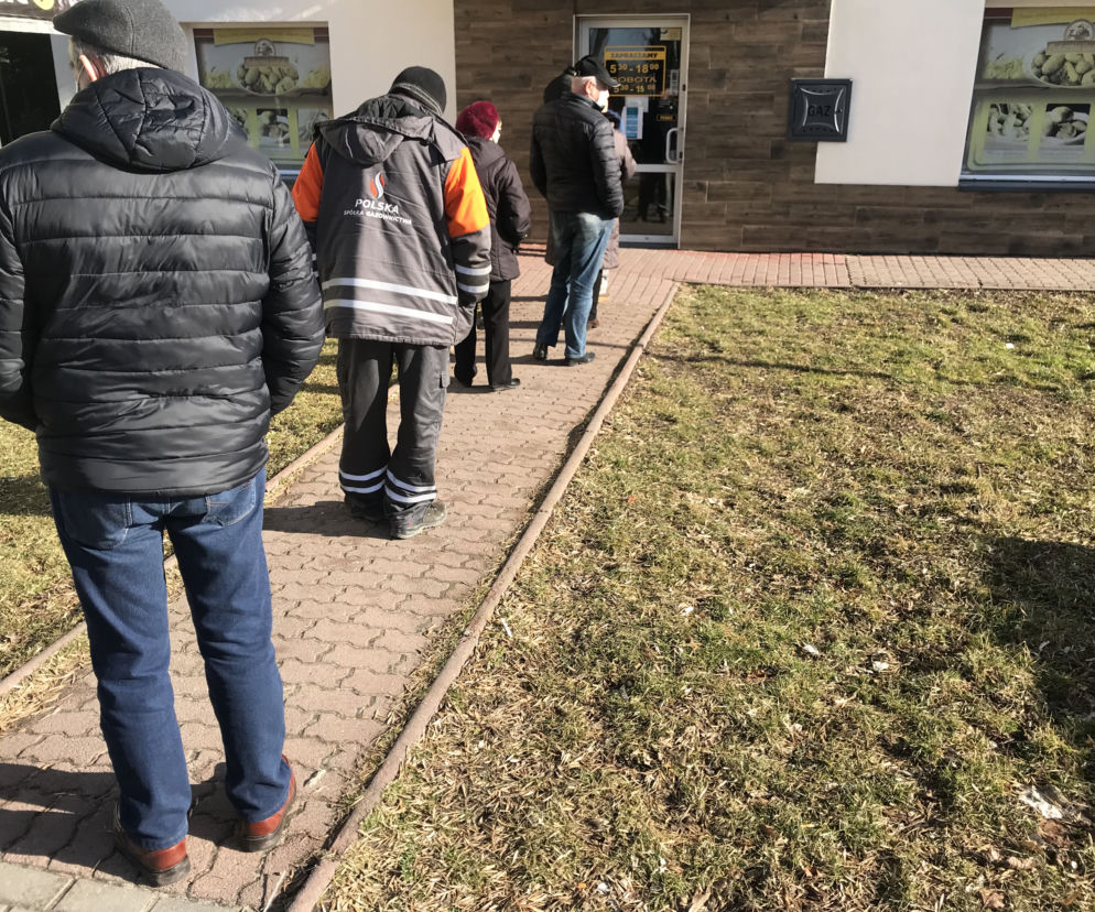 Kolejki przed cukierniami w Kraśniku w Tłusty Czwartek