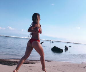 Ewa Szabatin świeci na Bali