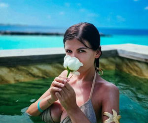 Skiba i młodsza żona znów to zrobili. Wszystko w rajskiej scenerii