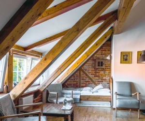 Dom w poniemieckiej szkole na Mazurach