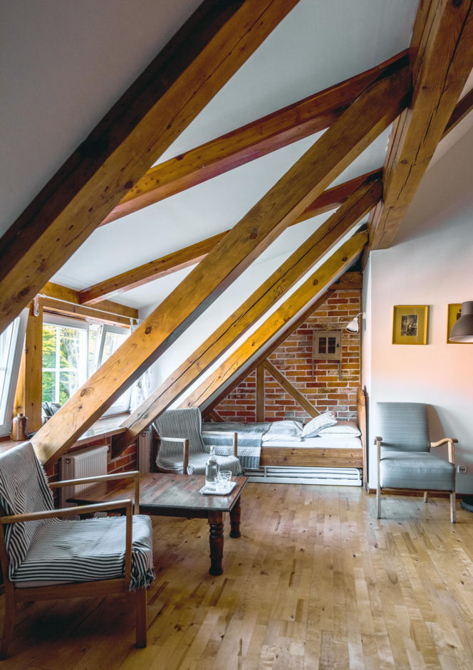 Dom w poniemieckiej szkole na Mazurach