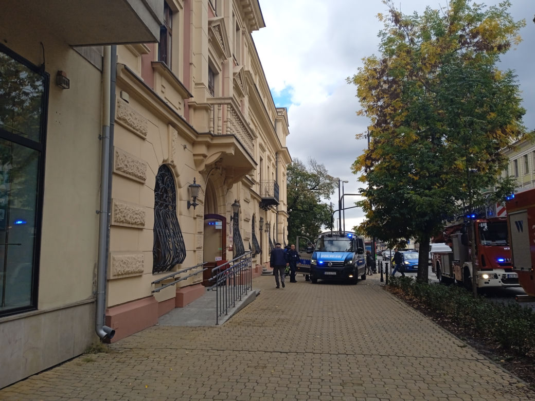 Ewakuacja lubelskiego sądu! Na sali rozpraw pojawił się dym