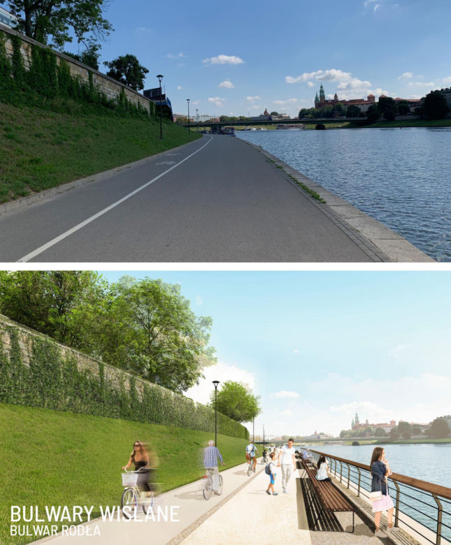 Rewitalizacja Bulwarów Wiślanych w Krakowie. Miasto inwestuje 20,5 mln zł