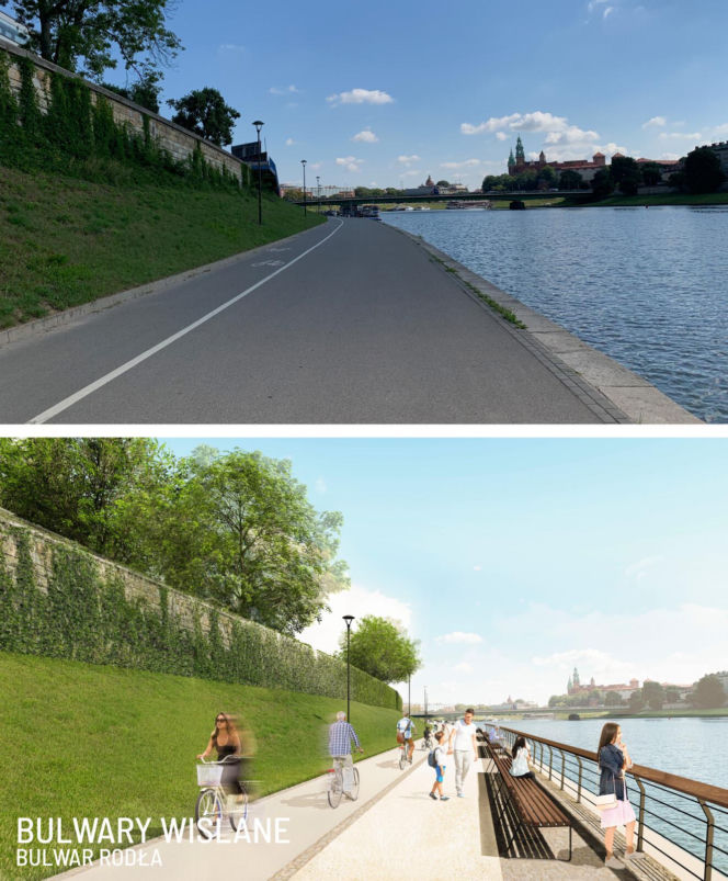 Rewitalizacja Bulwarów Wiślanych w Krakowie. Miasto inwestuje 20,5 mln zł