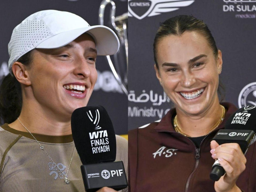Iga Świątek i Aryna Sabalenka