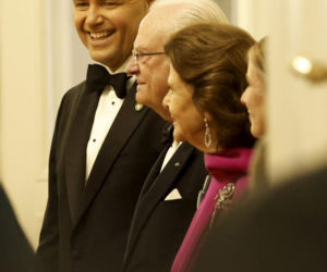 Obiad na cześć szwedzkiej pary królewskiej