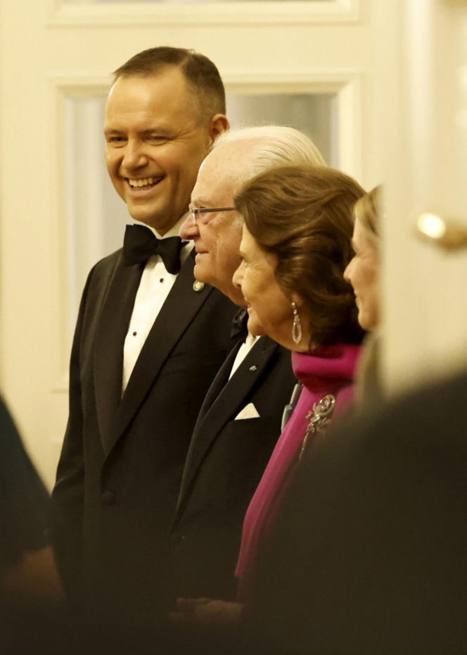 Obiad na cześć szwedzkiej pary królewskiej